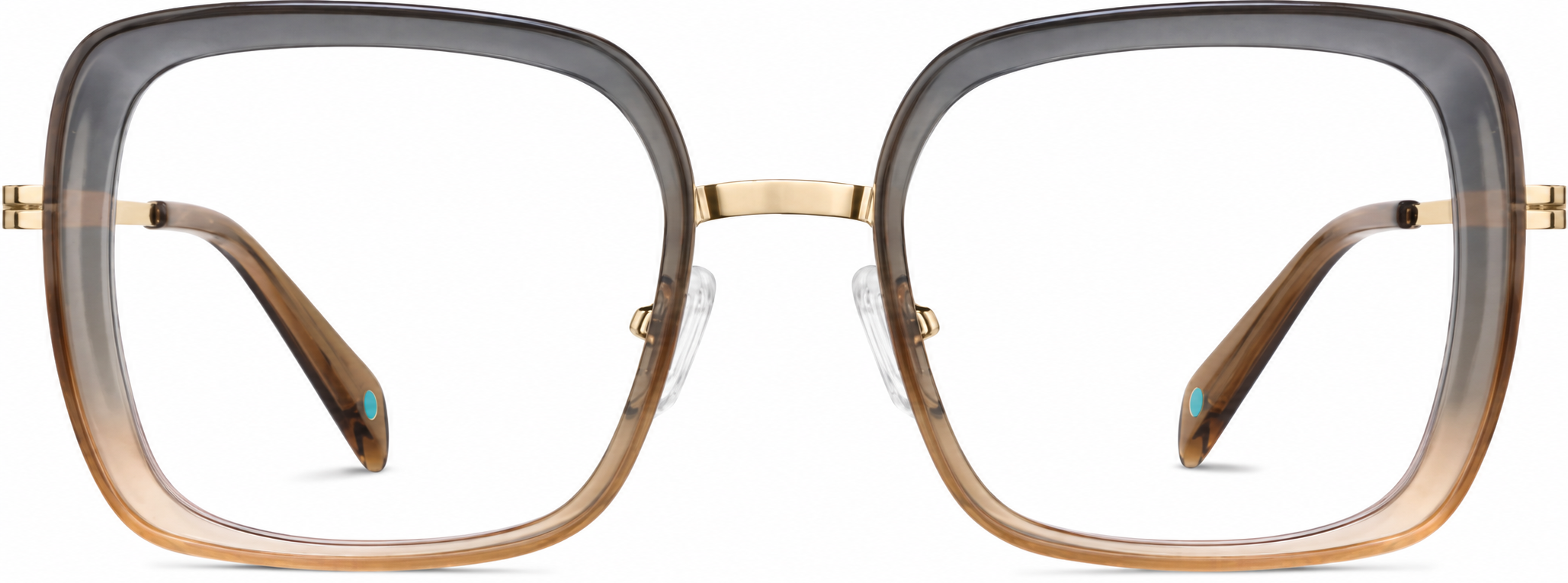 Grey Square Glasses · Grey · reference