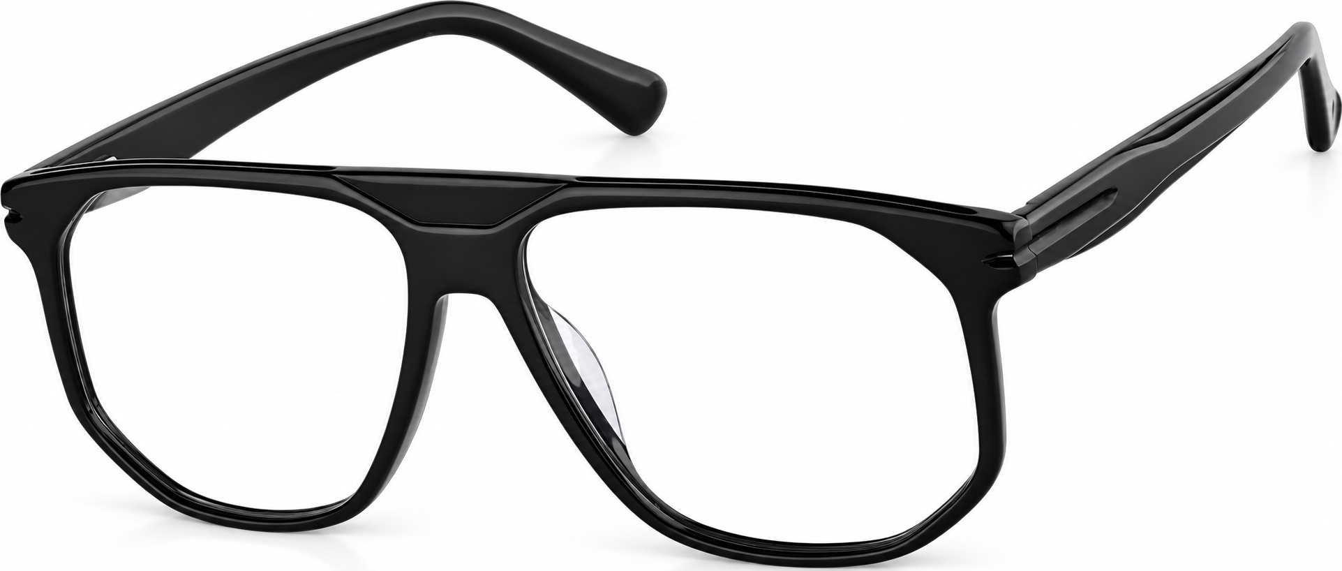 Black Aviator Glasses · Black · reference