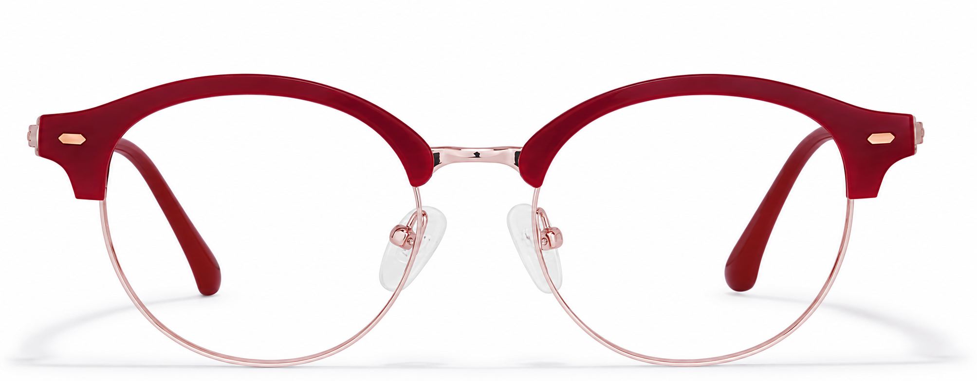 Red Browline Glasses · Red · reference