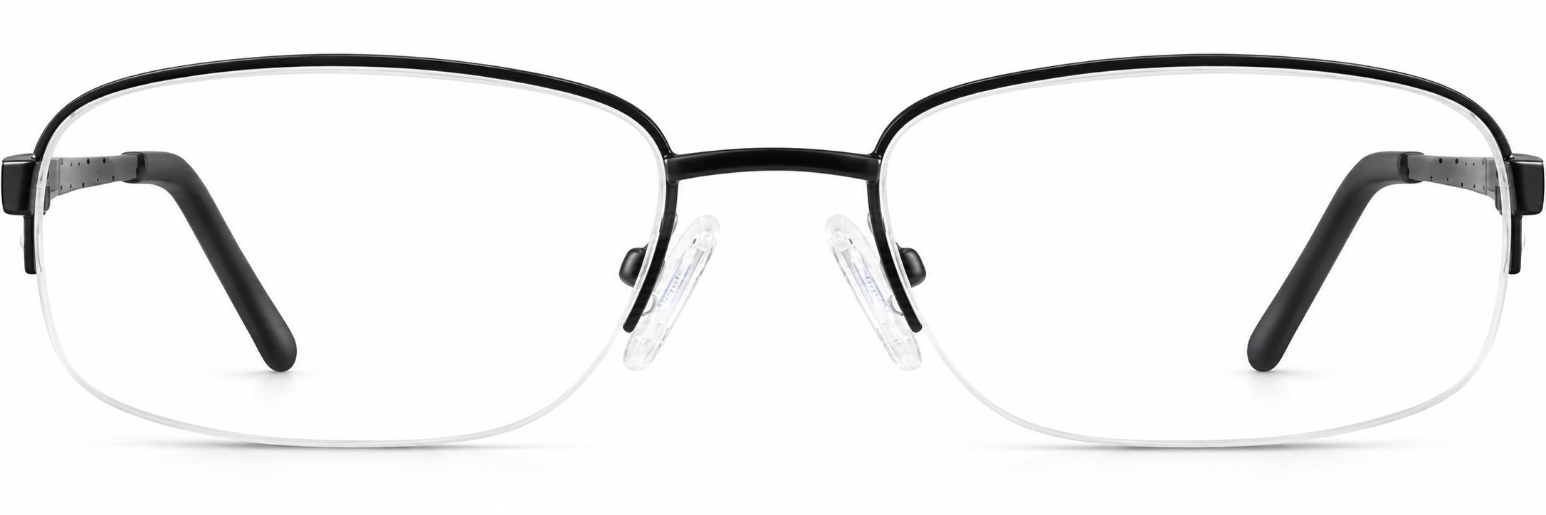 Black Rectangle Glasses · Black · reference