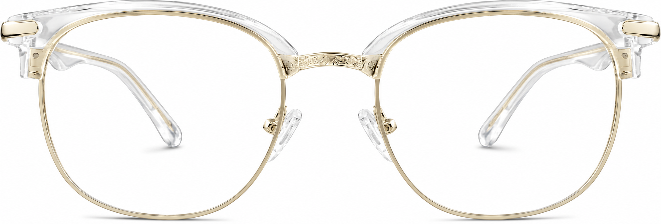 Clear Browline Glasses · Clear · reference