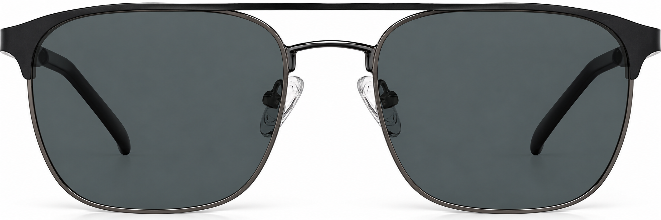Black Aviator Polarized Sunglasses · Black · reference