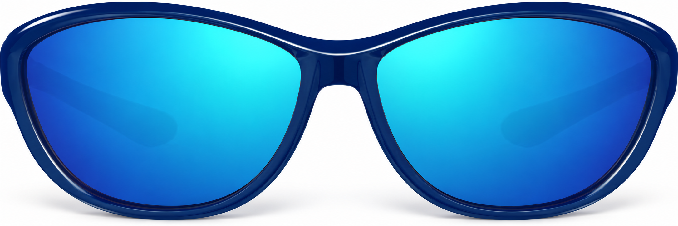 Blue with Blue Mirror Wraparound Sunglasses · Blue with Blue Mirror · reference
