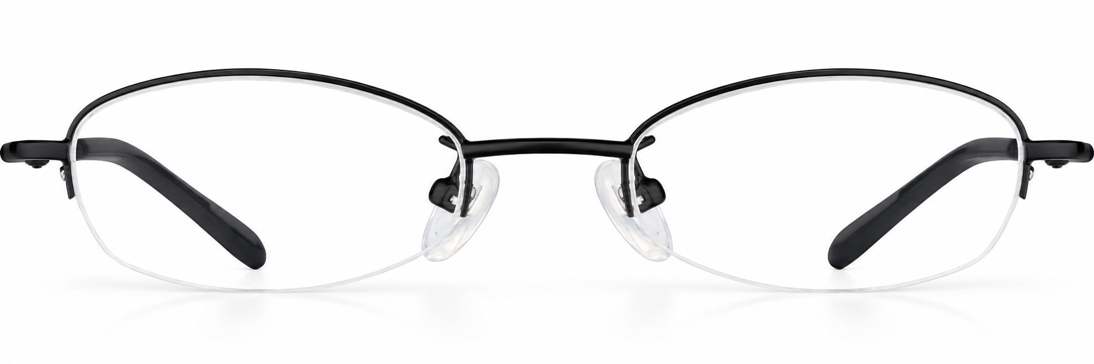 Black Oval Glasses · Black · reference