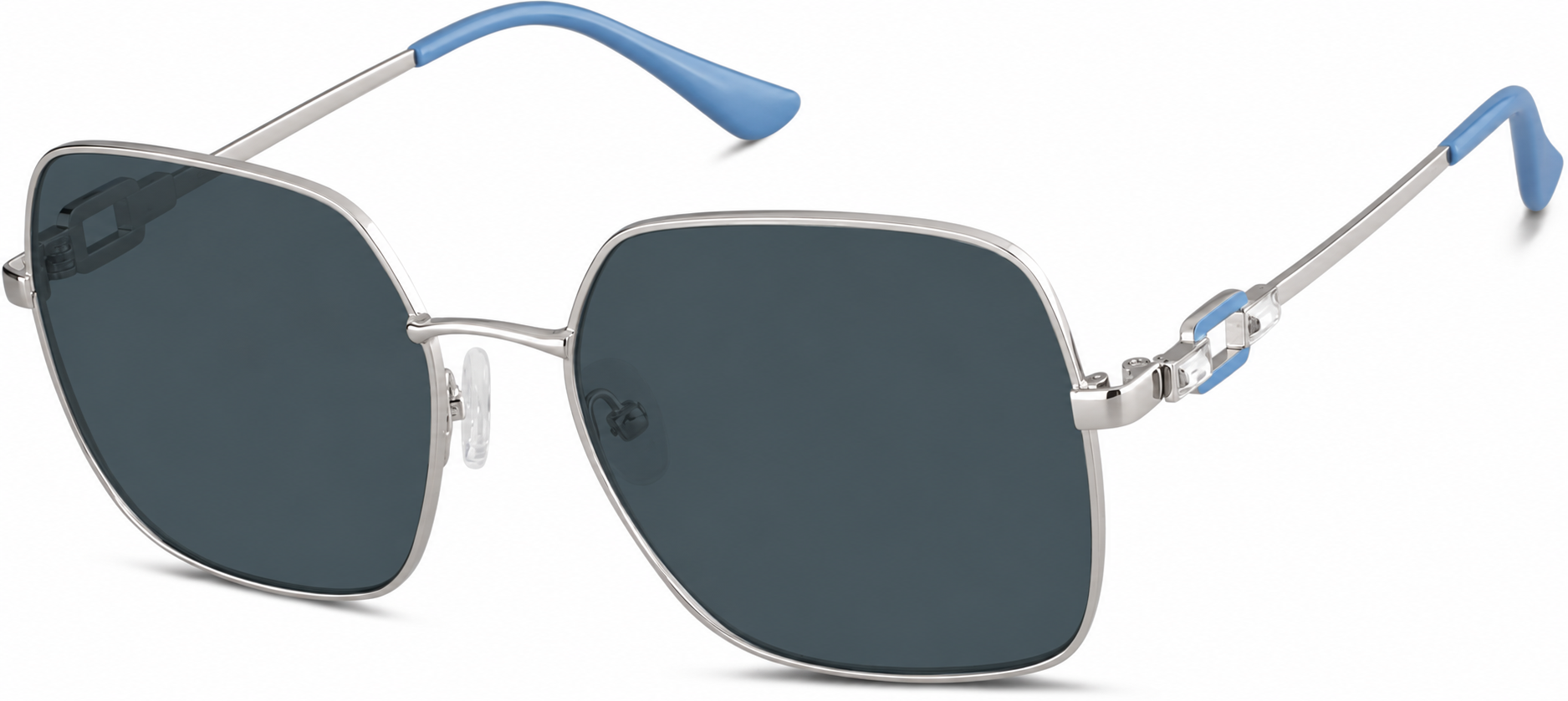 Silver Square Sunglasses · Silver · reference