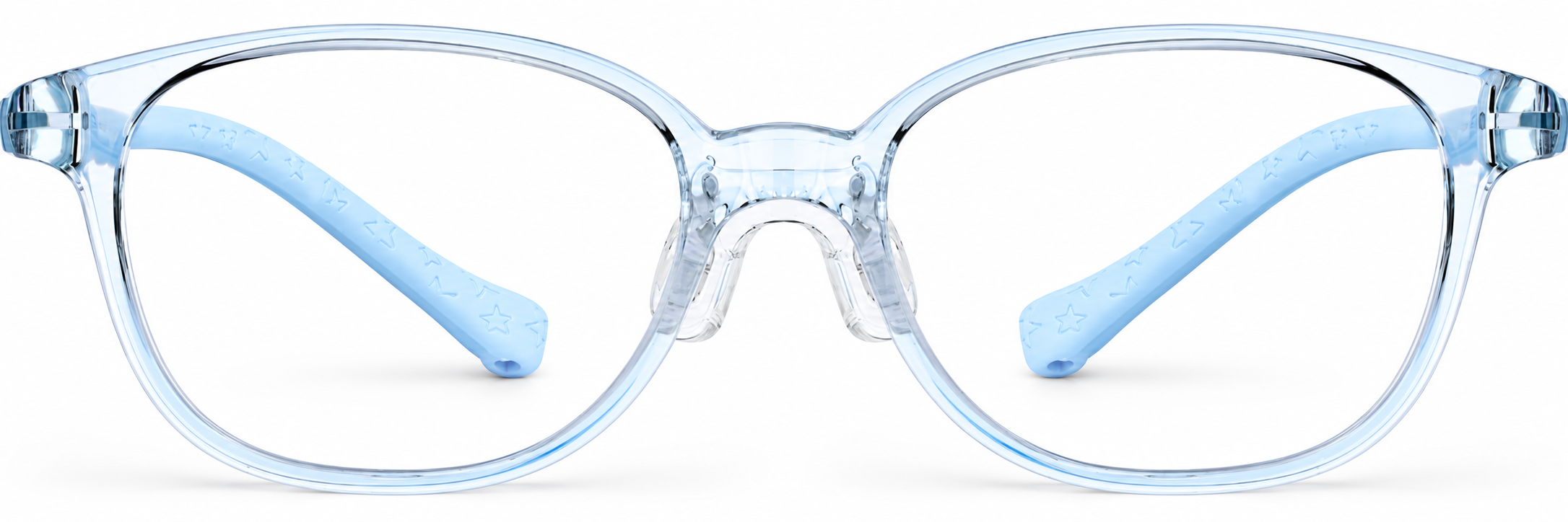 Blue Rectangle Glasses · Blue · reference