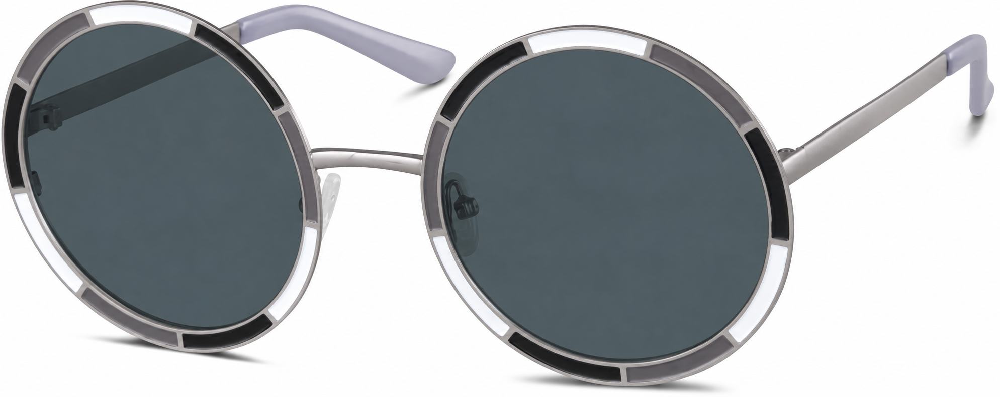 Premium Round Sunglasses · Black · reference