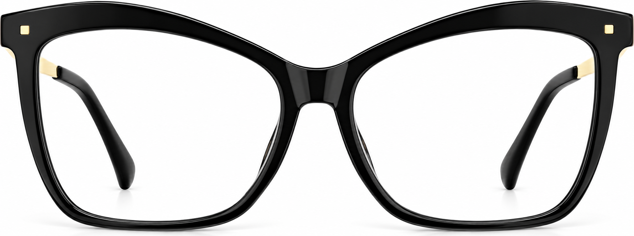 Black Cat-Eye Glasses · Black · reference
