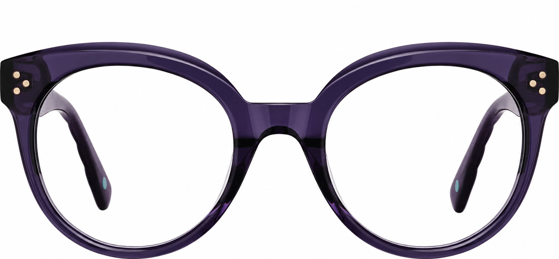 Purple Round Glasses · Purple · reference