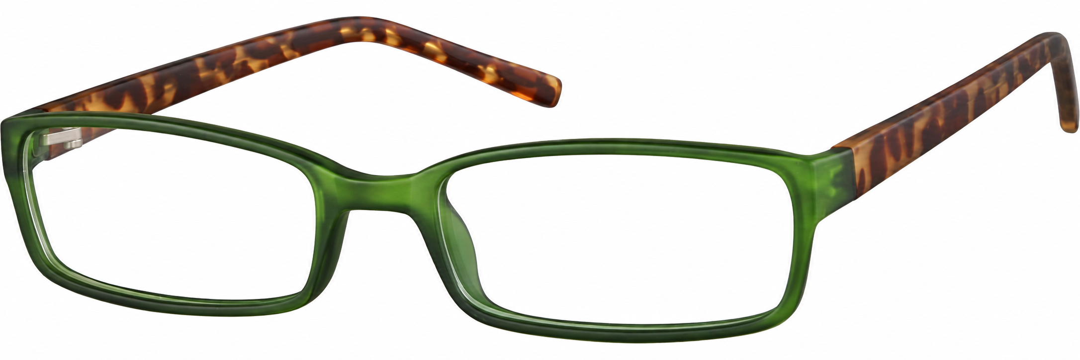 Green Rectangle Glasses · Green · reference