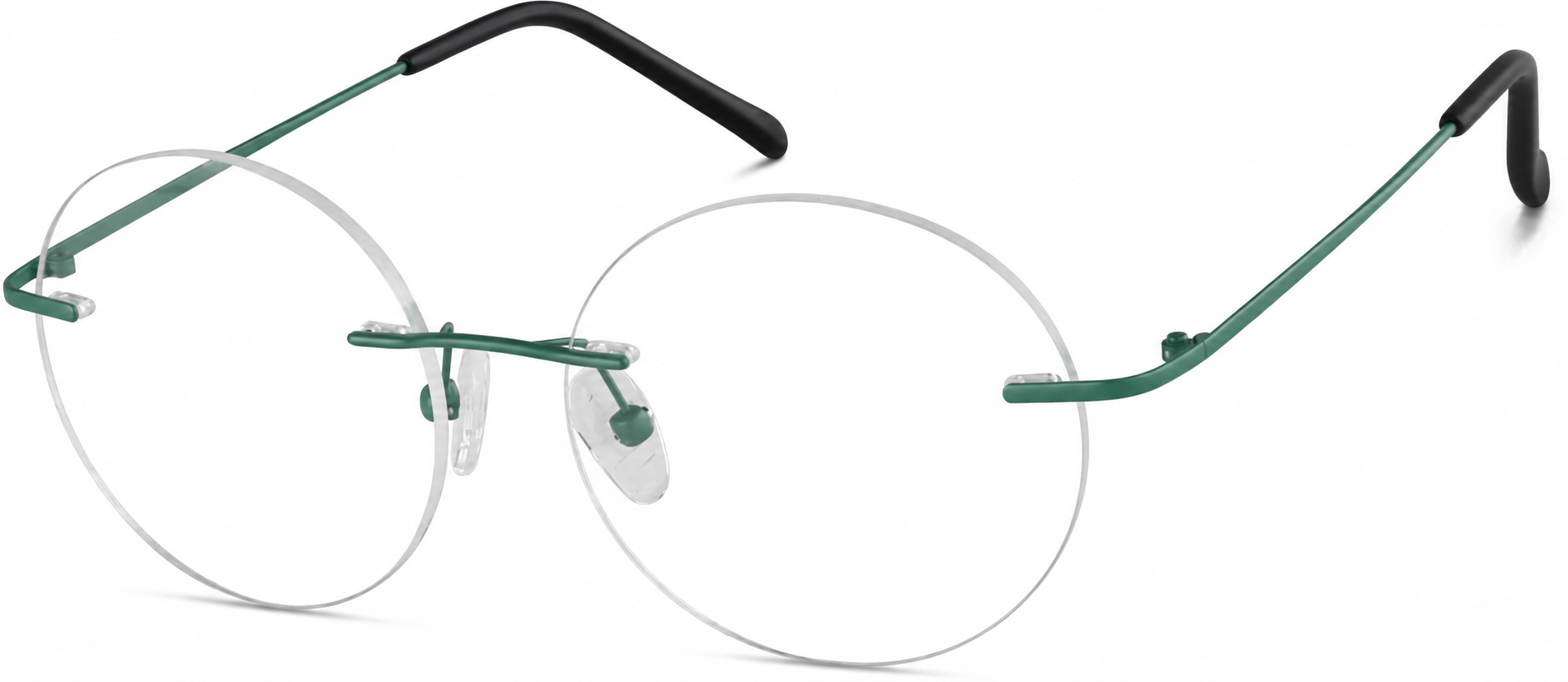 Green Customizable Rimless Glasses · Green · reference