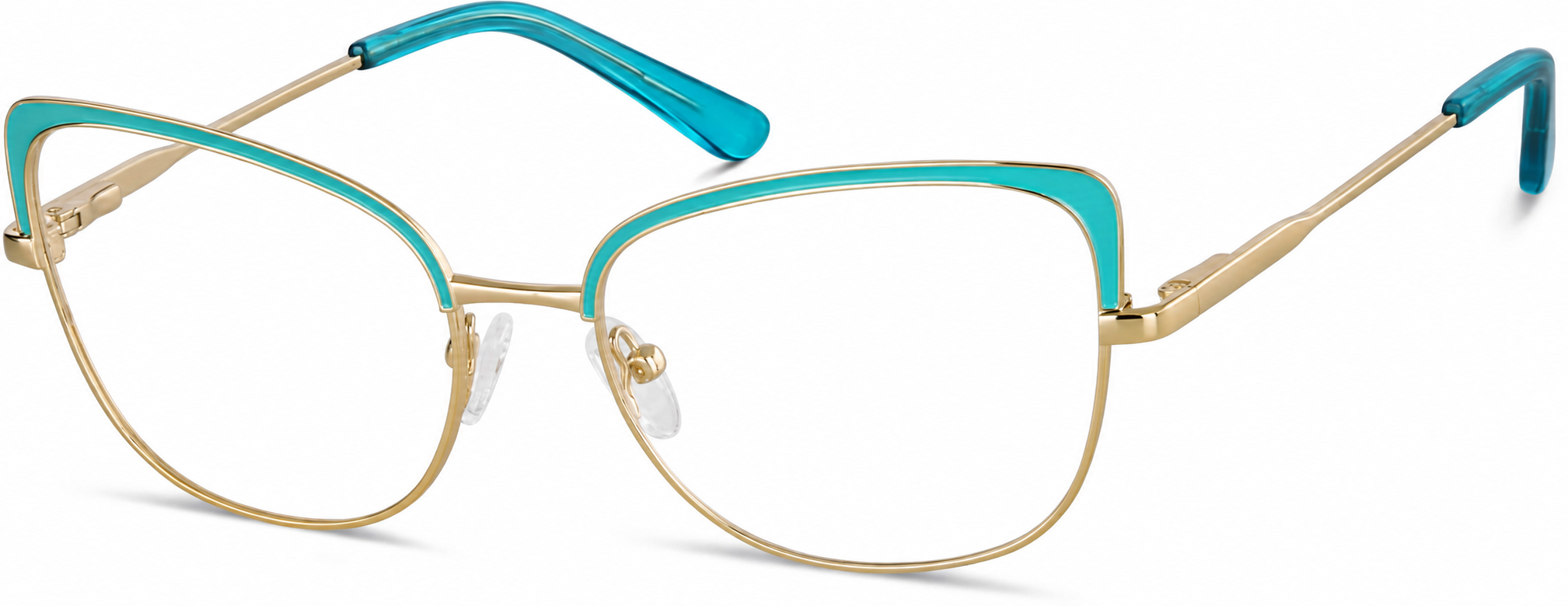 Turquoise Cat-Eye Glasses · Turquoise · reference