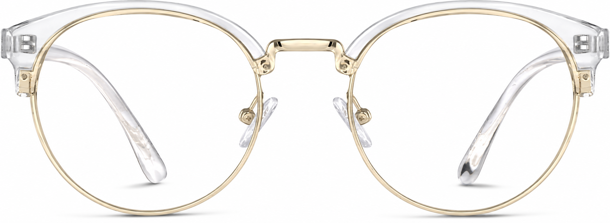 Clear Browline Glasses · Clear · reference