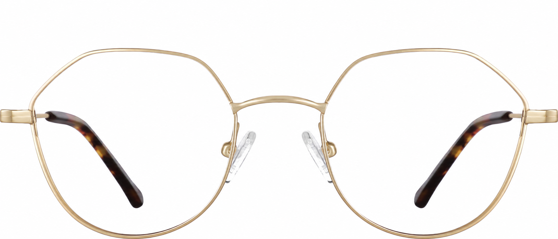 Gold Geometric Glasses · Gold · reference