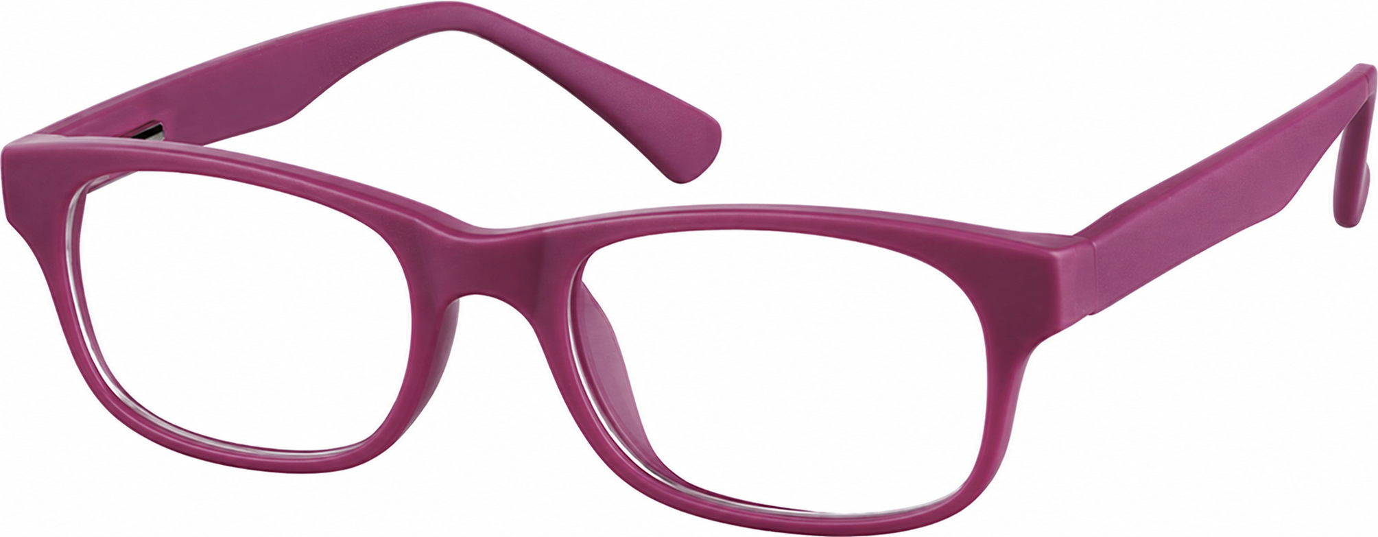 Raspberry Kids' Rectangle Glasses · Raspberry · reference
