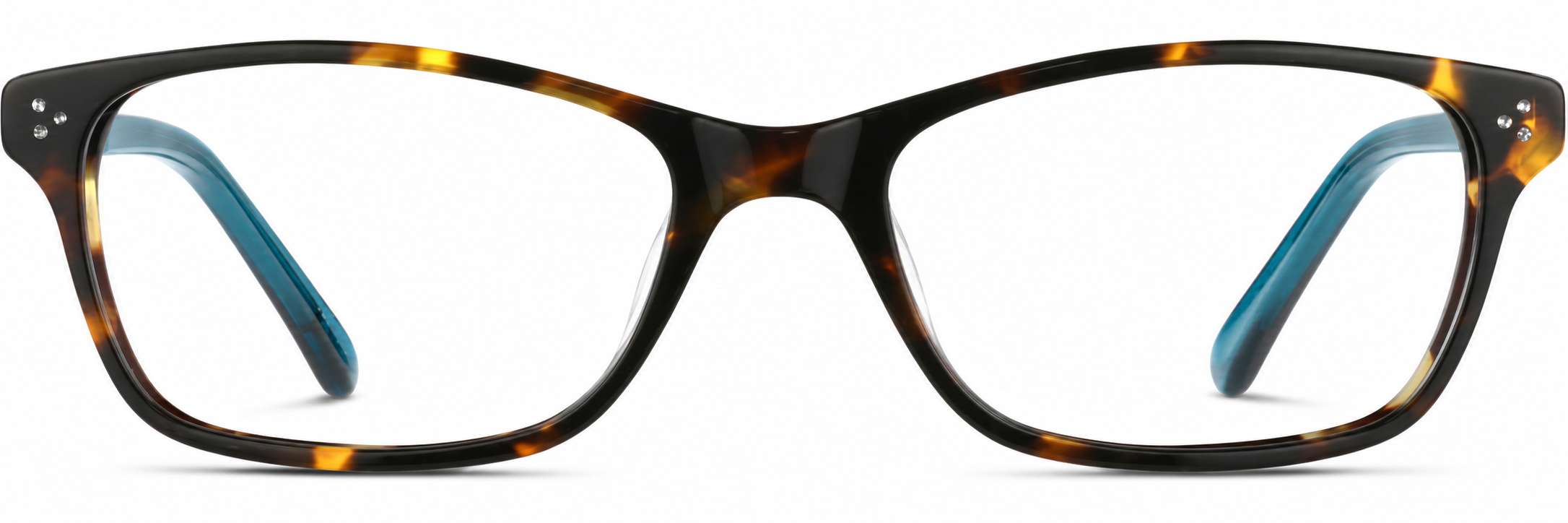 Tortoiseshell Kids' Rectangle Glasses · Tortoiseshell · reference