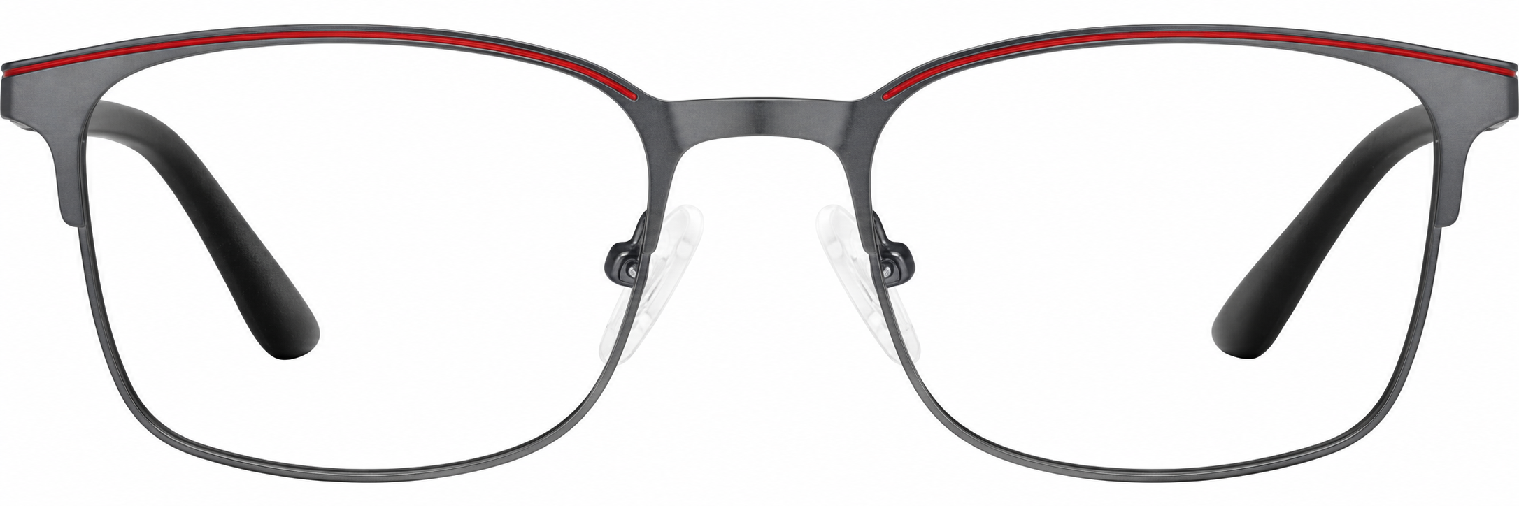 Gray Rectangle Glasses · Gray · reference