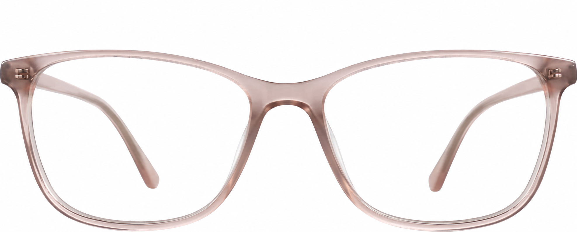 Blush Rectangle Glasses · Blush · reference