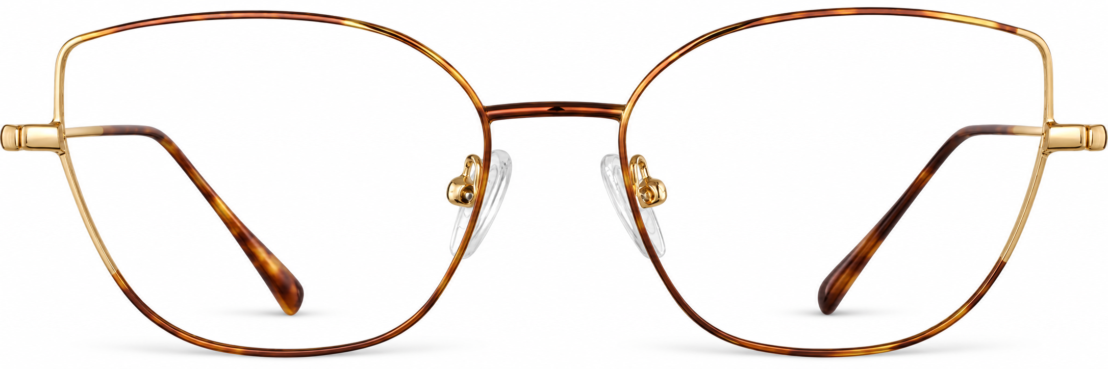 Tortoiseshell/Gold Cat-Eye Glasses · Tortoiseshell/Gold · reference