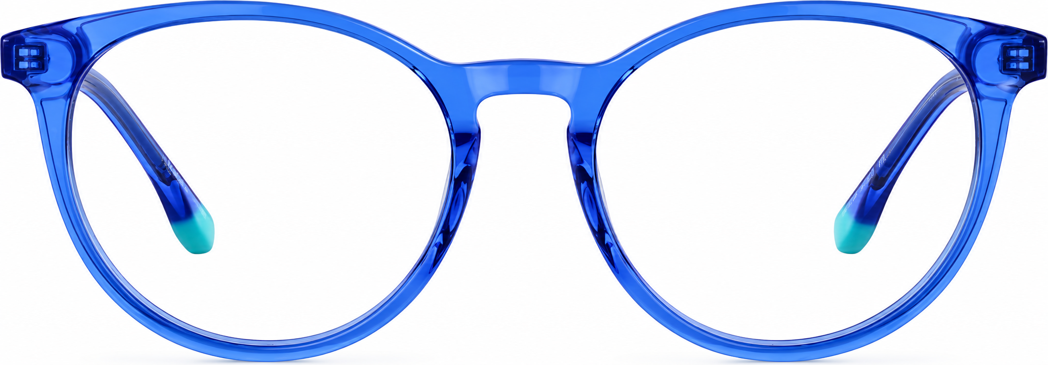 Blue Round Glasses · Blue · reference