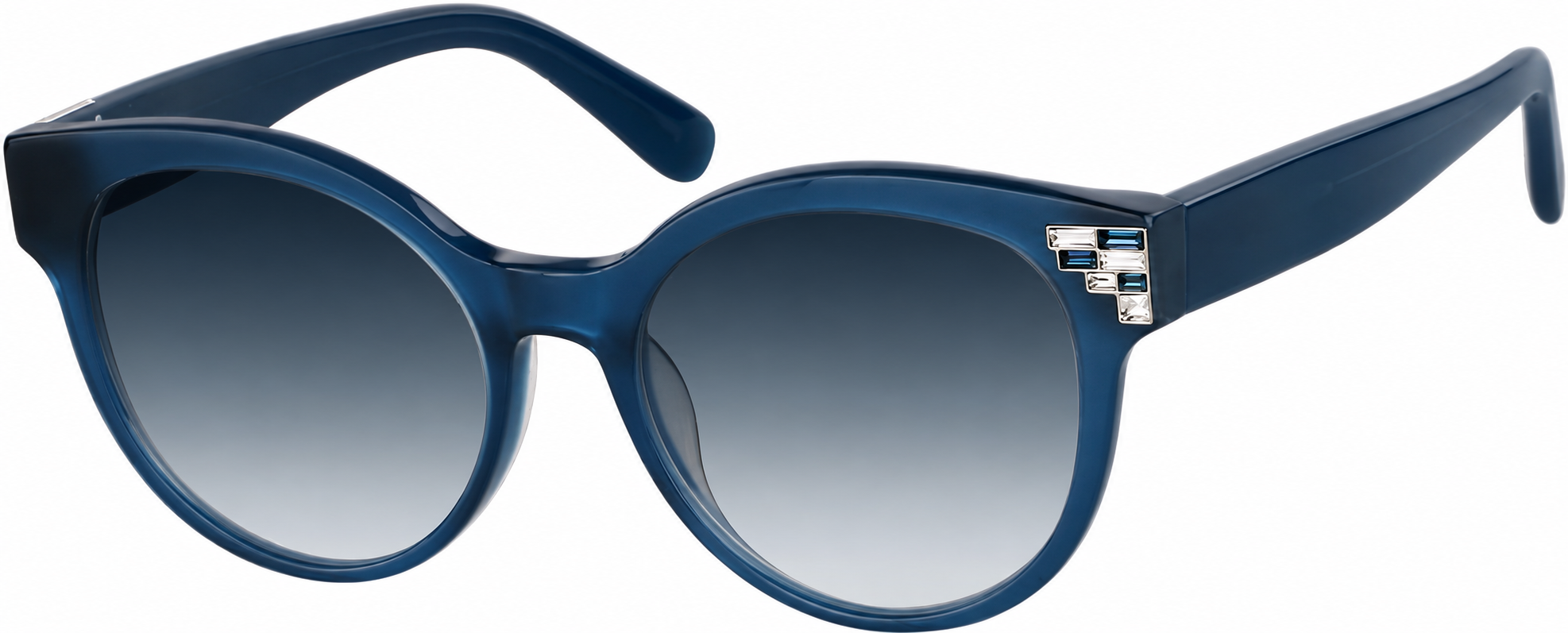 Premium Cat-Eye Sunglasses · Blue · reference