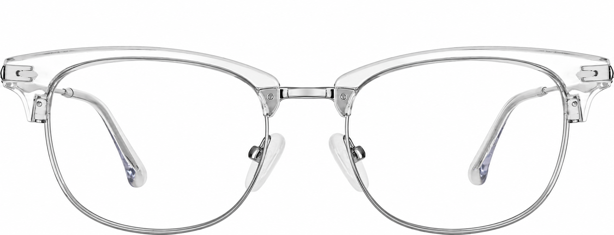 Clear Browline Glasses · Clear · reference