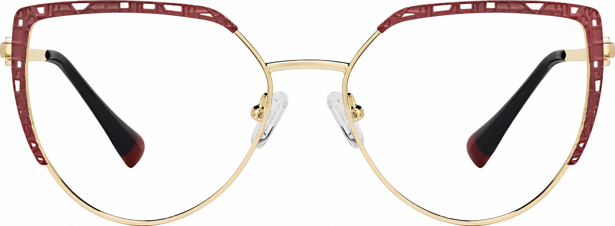 Red Cat-Eye Glasses · Red · reference