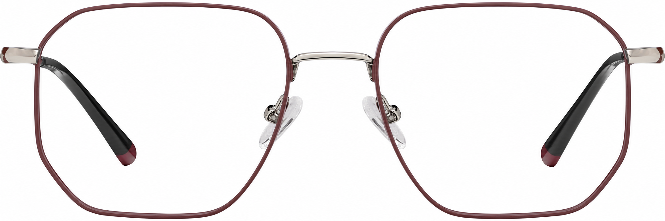 Red Geometric Glasses · Red · reference