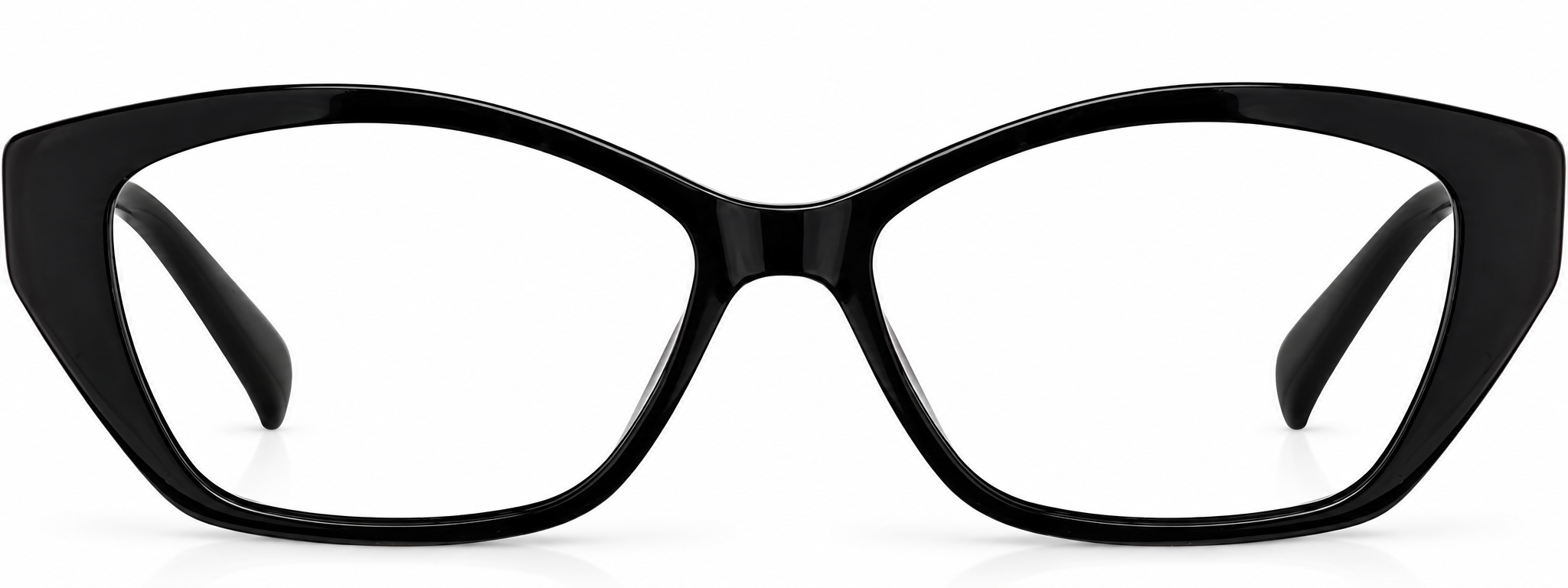 Black Cat-Eye Glasses · Black · reference