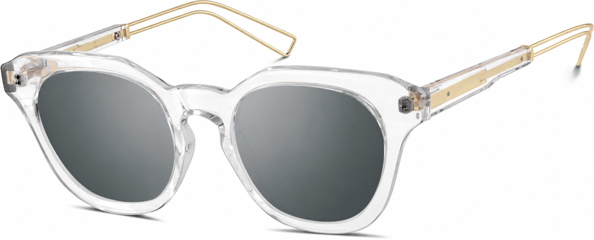 Premium Square Sunglasses · Clear · reference