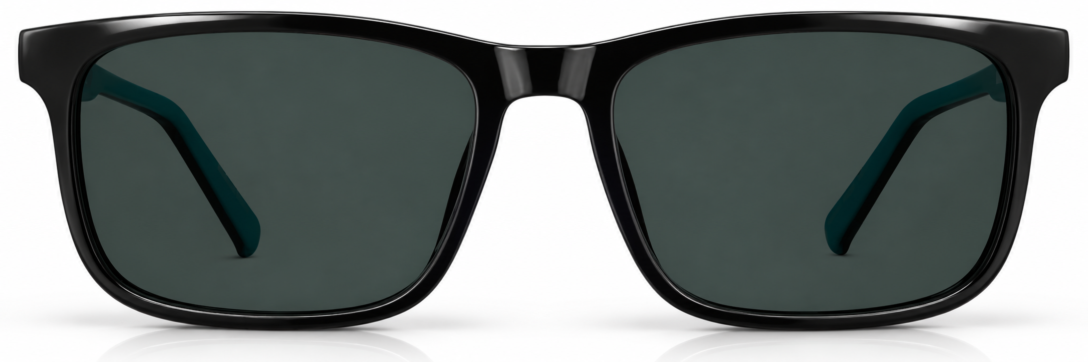 Black Rectangle Sunglasses · Black · reference