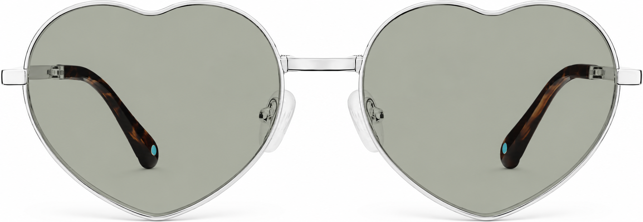 Silver Foldable Stainlees Steel Heart Frames · Silver · reference