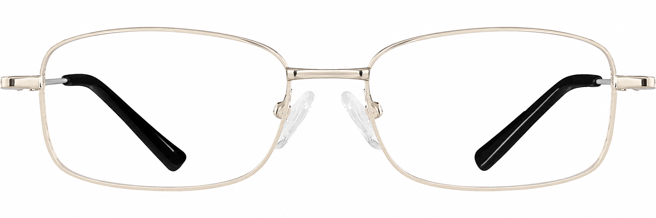 Gold Rectangle Glasses · Gold · reference