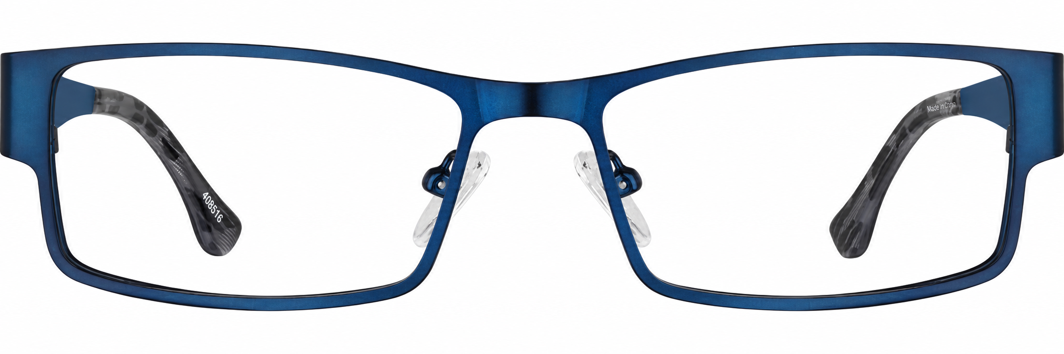 Blue Rectangle Glasses · Blue · reference