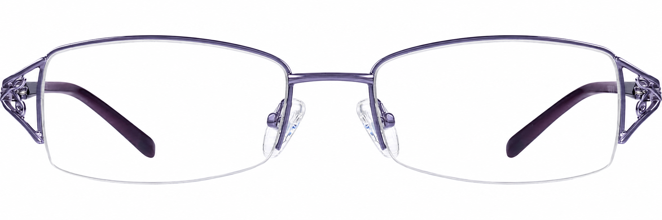 Purple Rectangle Glasses · Purple · reference