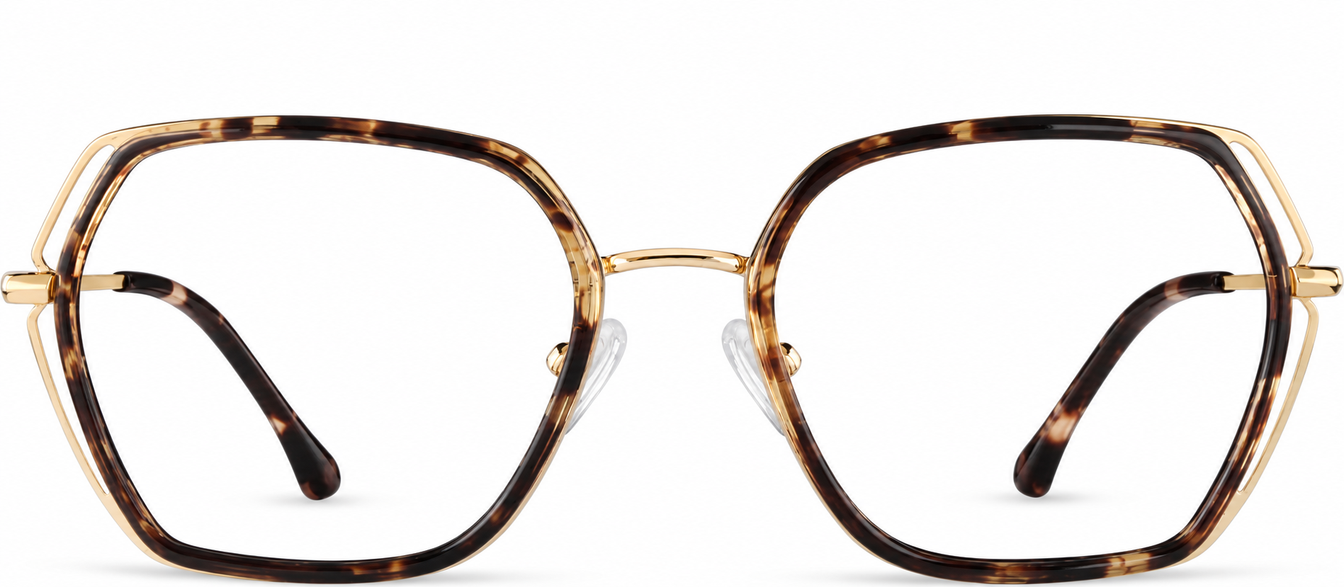Tortoiseshell Geometric Glasses · Tortoiseshell · reference