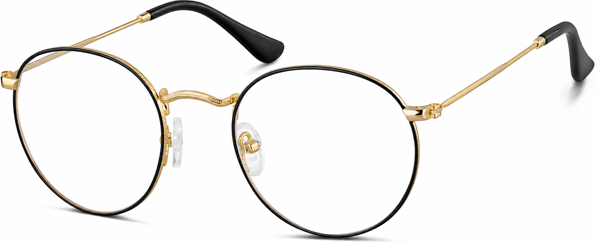 Sepulveda Round Eyeglasses · Black · reference