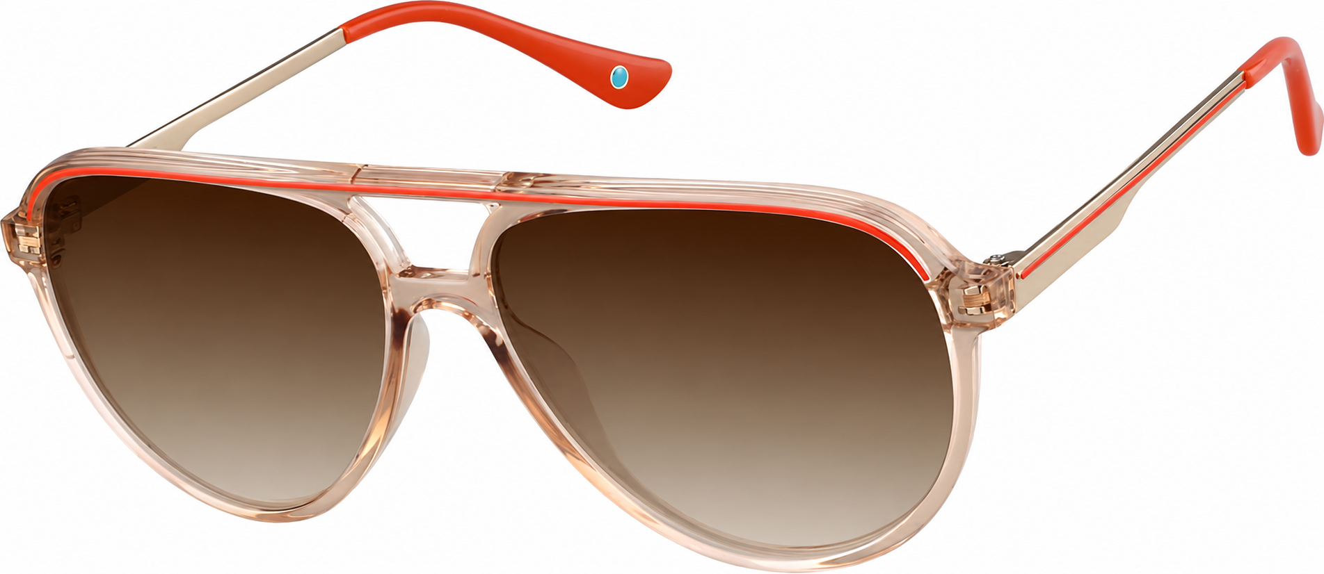 Premium Aviator Sunglasses · Orange · reference