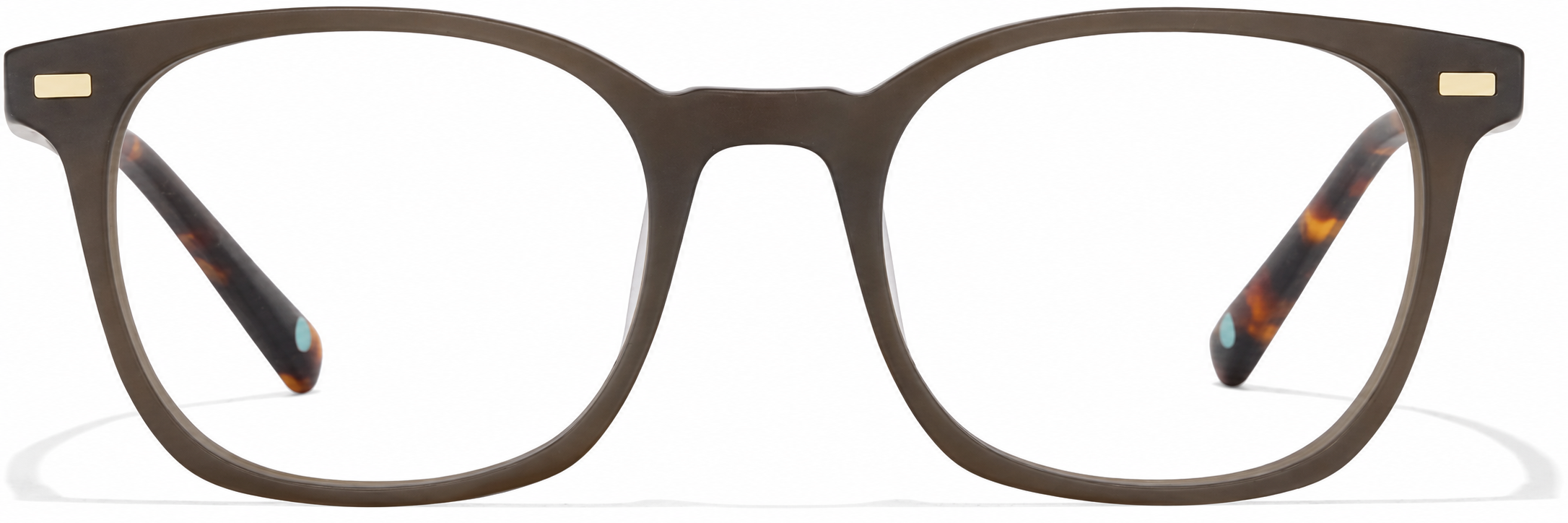 Brown Square Glasses · Brown · reference
