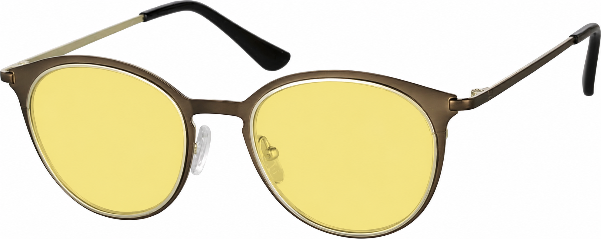 Premium Round Sunglasses · Brown · reference