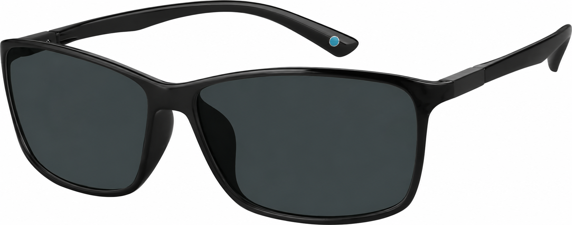Premium Rectangle Sunglasses · Black · reference