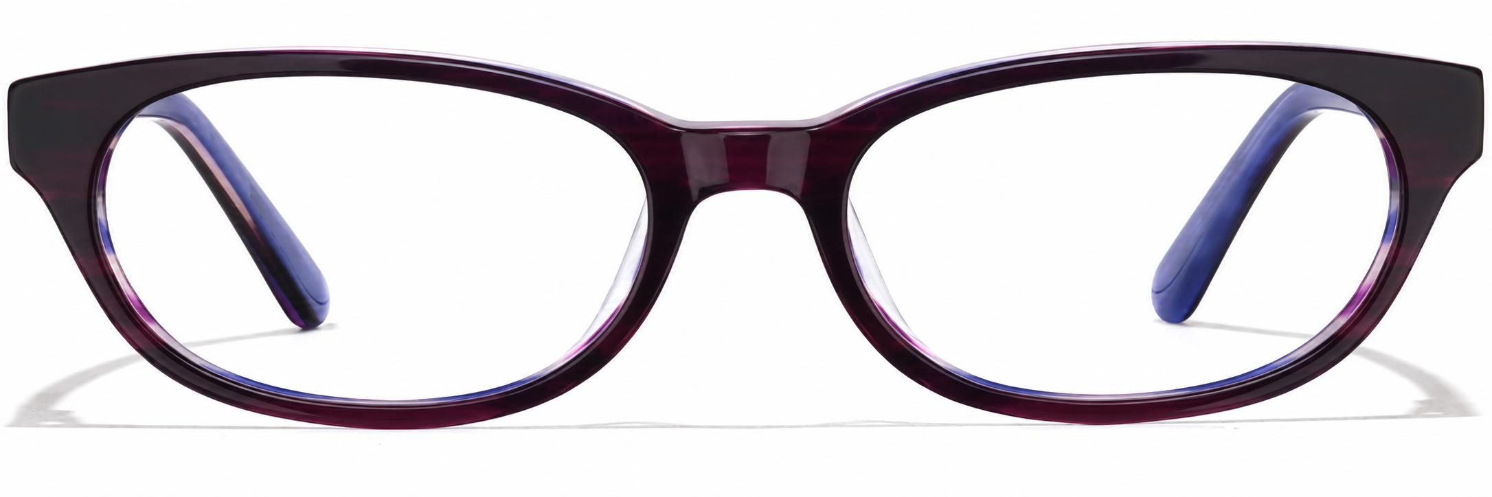 Purple Oval Glasses · Purple · reference