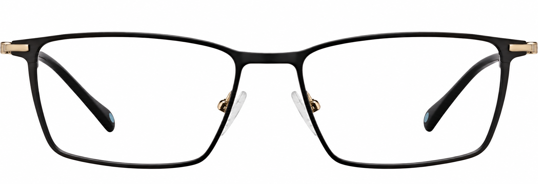Black Rectangle Glasses · Black · reference
