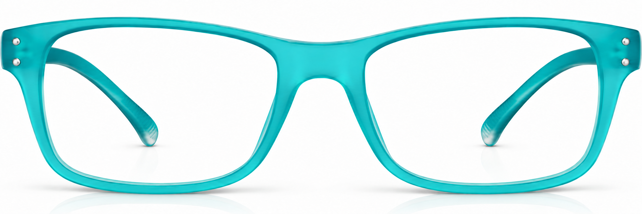 Azure Rectangle Glasses · Azure · reference