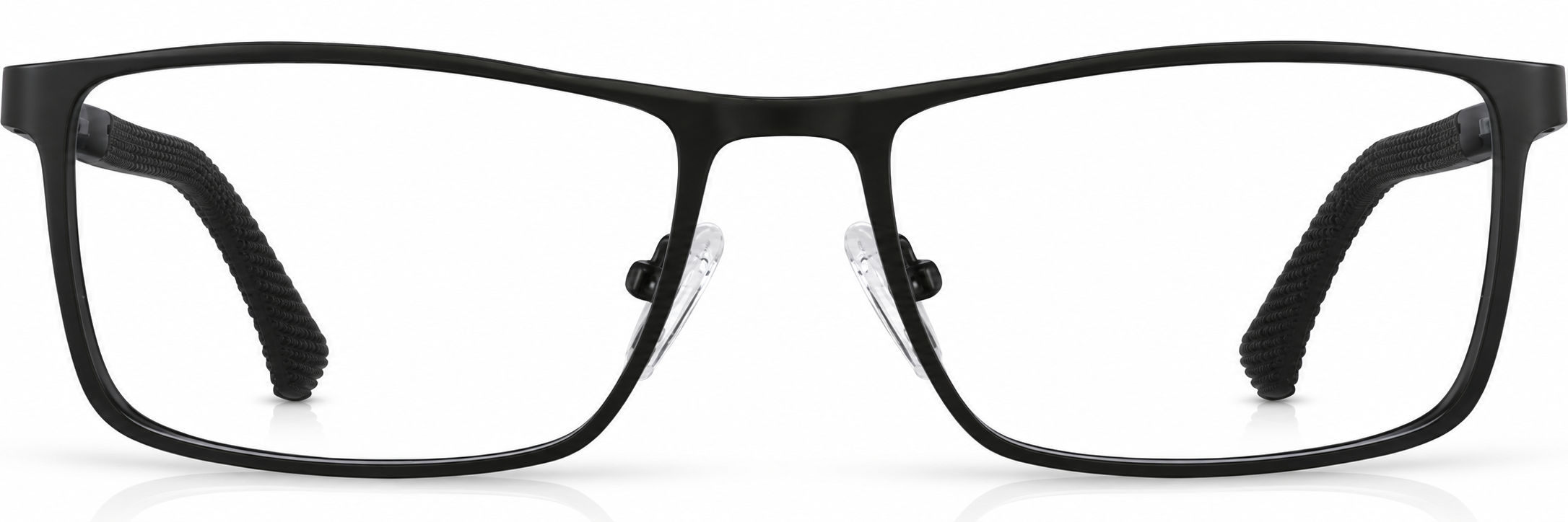 Black Rectangle Eyeglasses · Black · reference