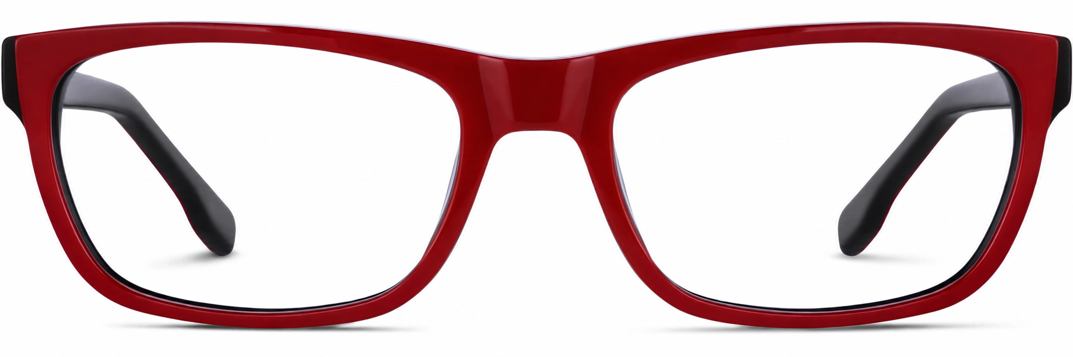 Red Rectangle Glasses · Red · reference
