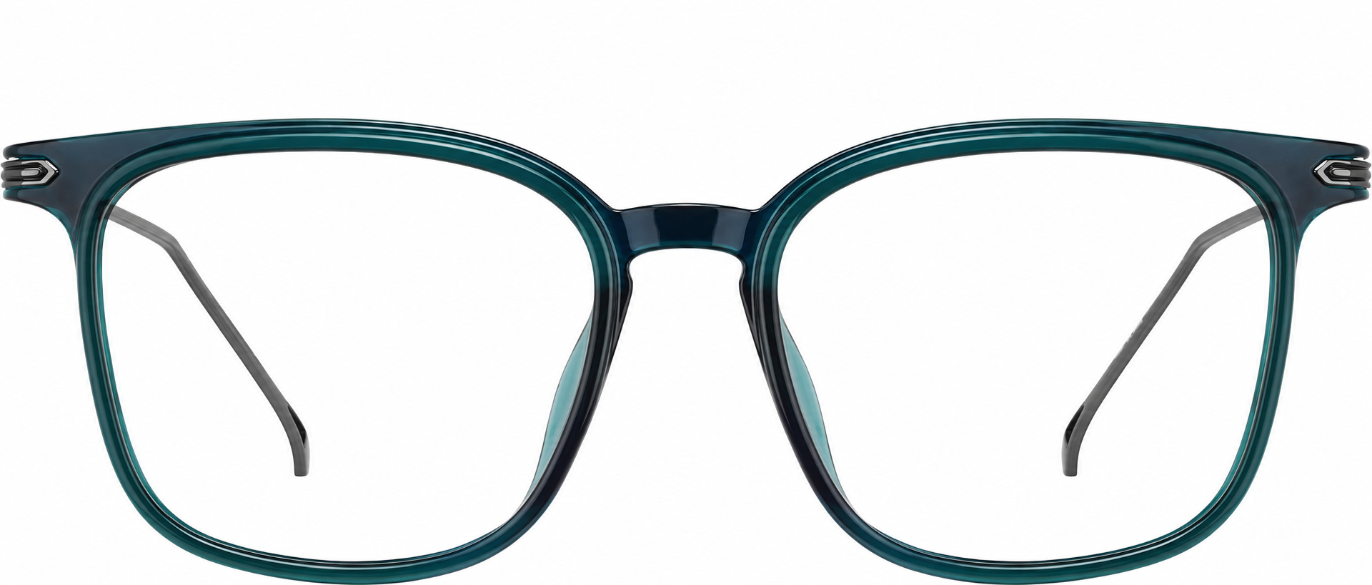 Green Square Glasses · Green · reference