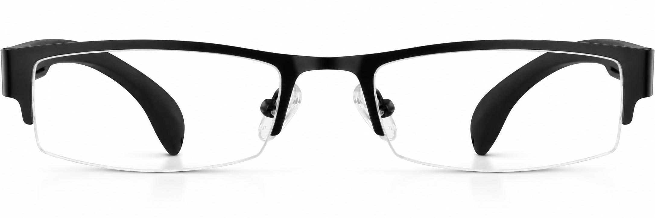 Black Rectangle Glasses · Black · reference