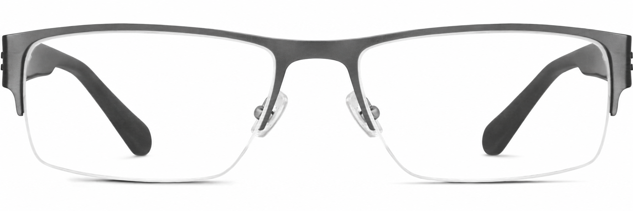 Gray Rectangle Glasses · Gray · reference