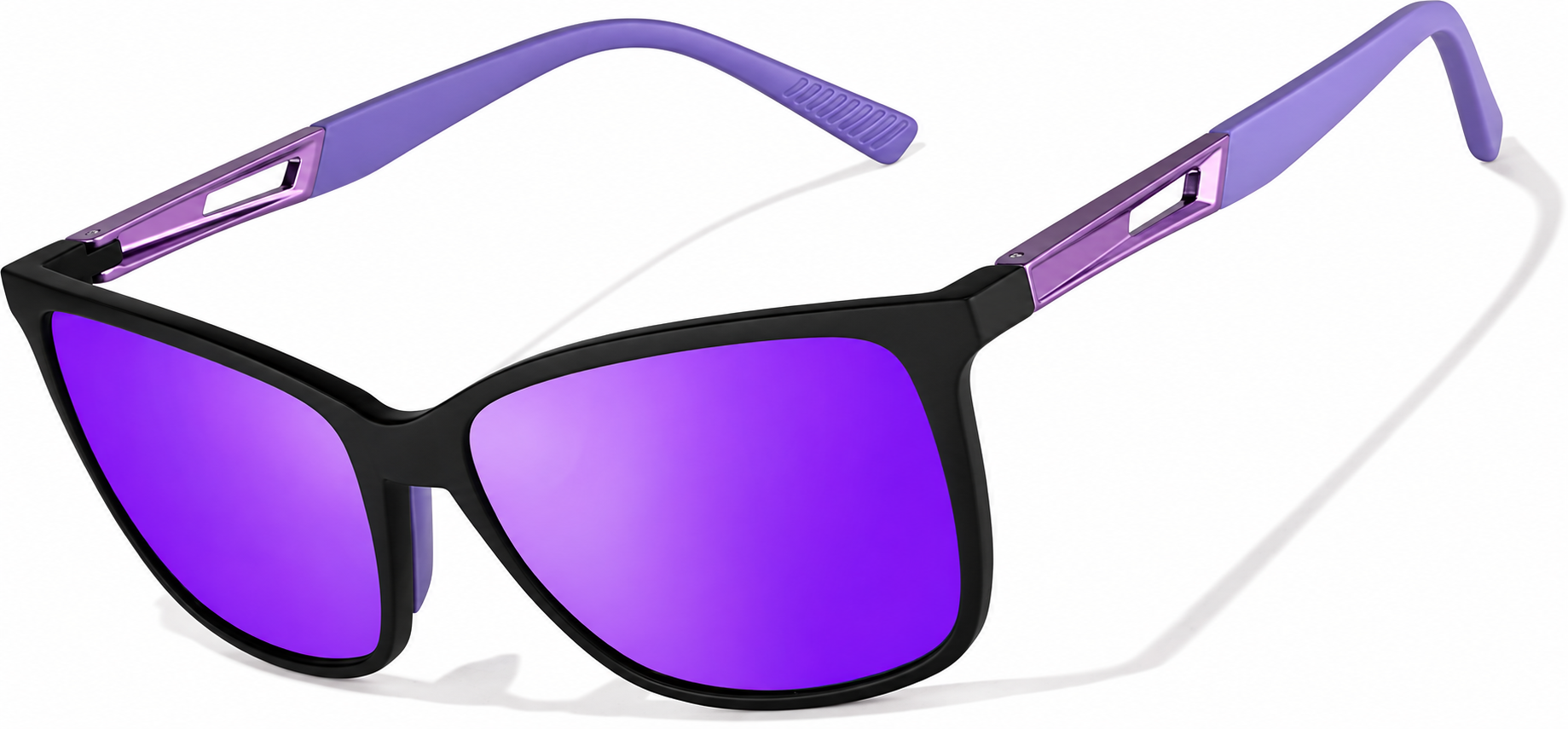 Square Sports Sunglasses · Black · reference